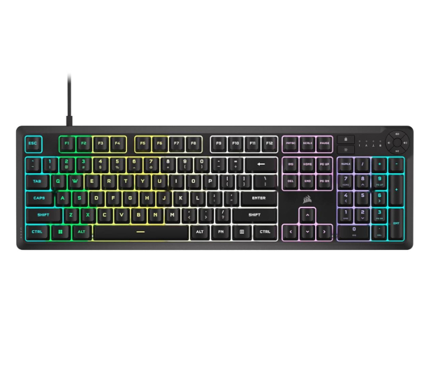 CORSAIR Klawiatura mechaniczna K55 Core RGB Black CH-9226C65-NA - 1227779 - zdjęcie
